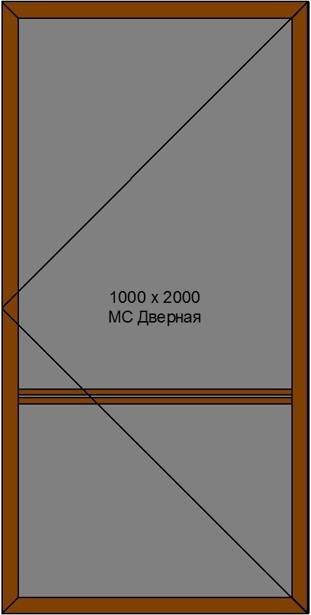 Дверная москитная сетка АНТИПЫЛЬ, коричневая (max 1000x2000)